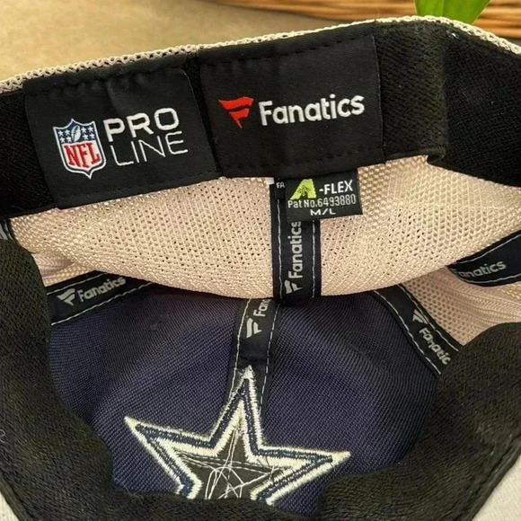 NWOT Dallas Cowboys NFL Pro Line Fanatics FLEX M/L cap - Picture 3 of 6